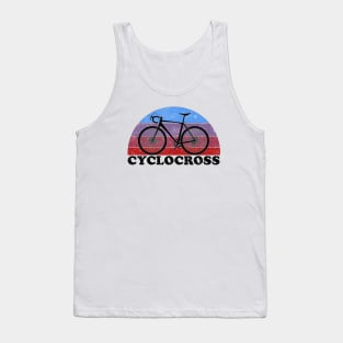 Cyclocross Bicycle Vintage Colors Tank Top